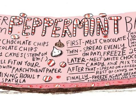 Drawing Inspiration: Peppermint Bark