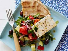 Make Rachael Ray's simple recipe for Greek Salad from 30 Minute Meals on Food Network. Imported Greek feta gives the dish an elegant touch.