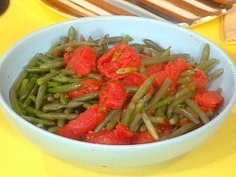 Green Beans and Stewed Tomatoes