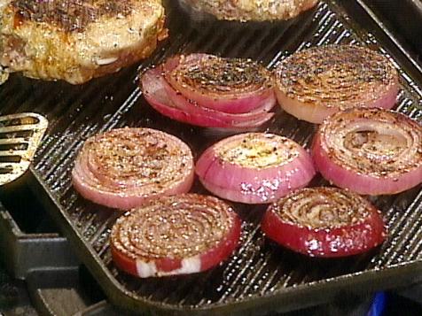 Grilled Red Onions