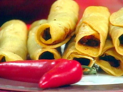 Yucatan Beef Taquitos with Red Rice