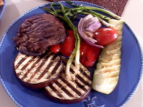 Grilled Portobellos and Summer Vegetables