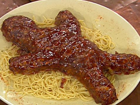 Dead Man over Worms (Meatloaf over Spaghetti Noodles)