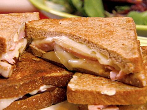 Croque Monsieur Sandwiches with Pears