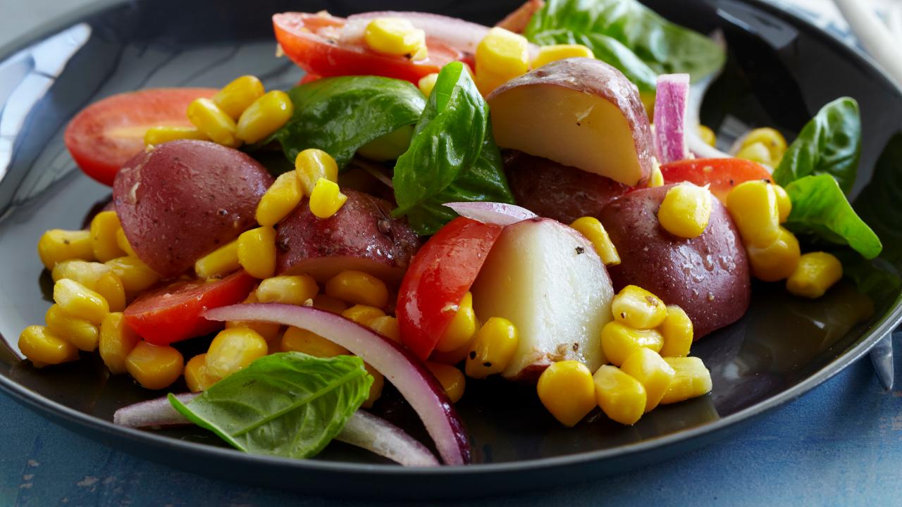 Potato, Corn and Tomato Salad