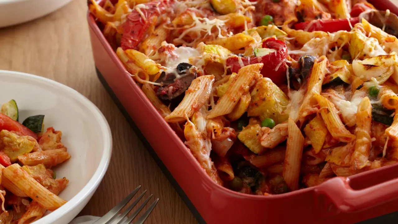 Baked Penne With Vegetables