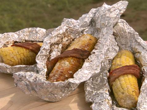 Bacon-Wrapped Cheesey Corn