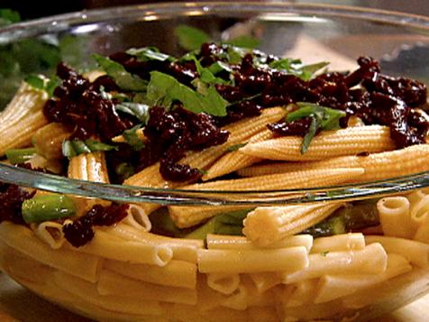 Pasta Salad with Asparagus, Baby Corn, and Fresh Herbs