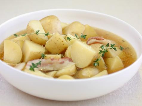 Slow Cooked Potatoes with Butter and Thyme