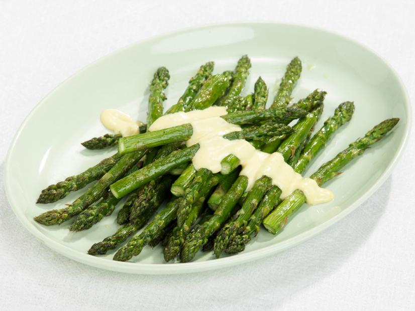 Roasted Asparagus with Hollandaise Recipe | Food Network Kitchen | Food