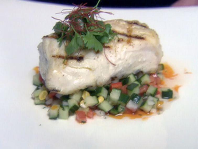 Grilled Halibut With Summer Salsa Recipe Food Network