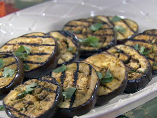 What are some grilled eggplant recipes?