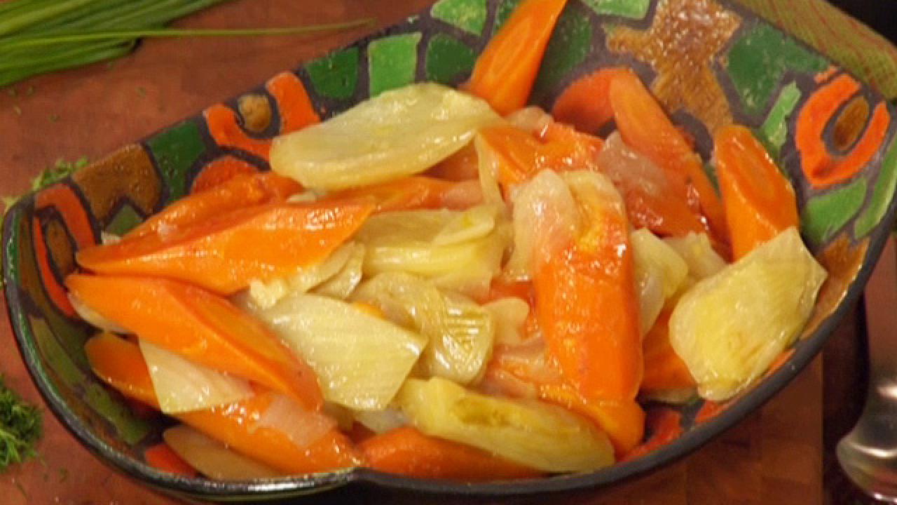 Braised Carrots and Fennel