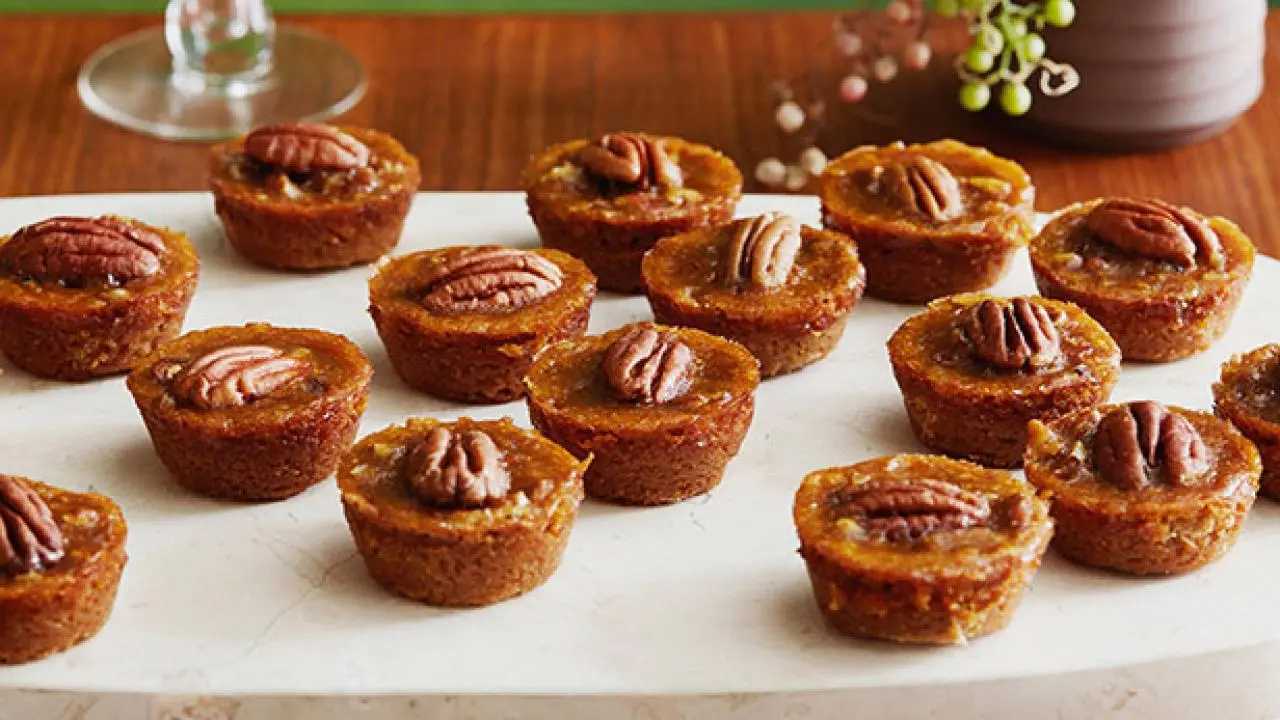 Mini Pecan Pumpkin Pies