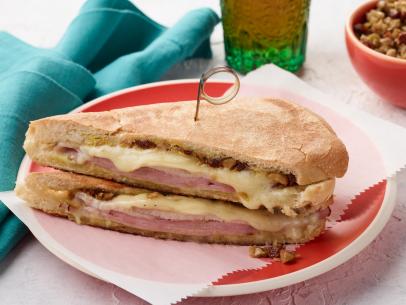 Ingrid Hoffmann's Cuban Sandwich for the Everglades Picnic episode of Simply Delicioso with Ingrid Hoffmann, as seen on Food Network.