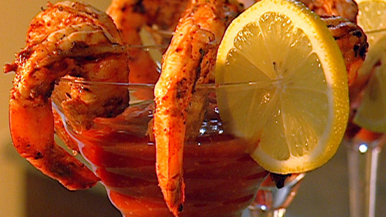 BBQ Shrimp With Cocktail Sauce