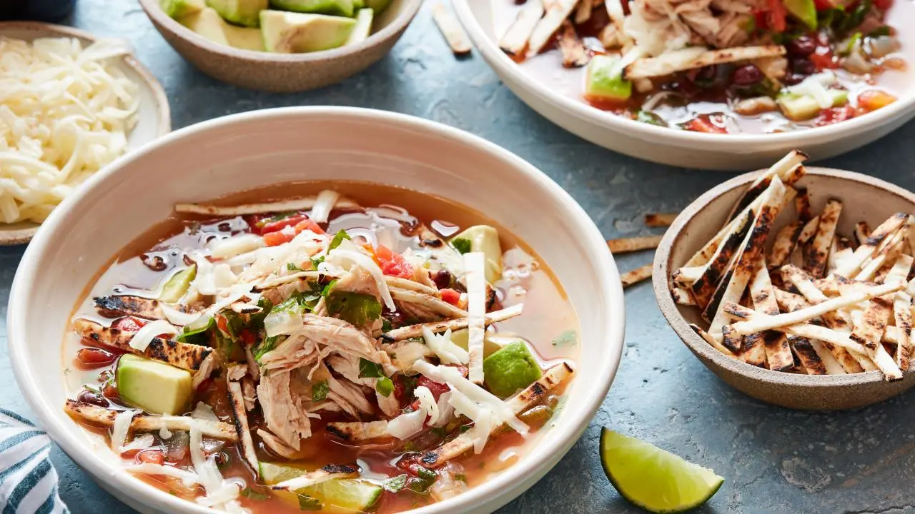 Spicy Chicken Tortilla Soup