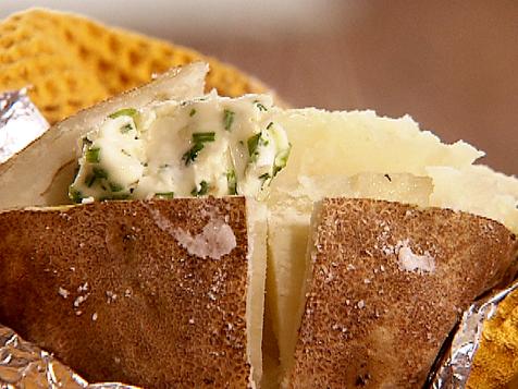 Baked Potatoes with Herb Butter