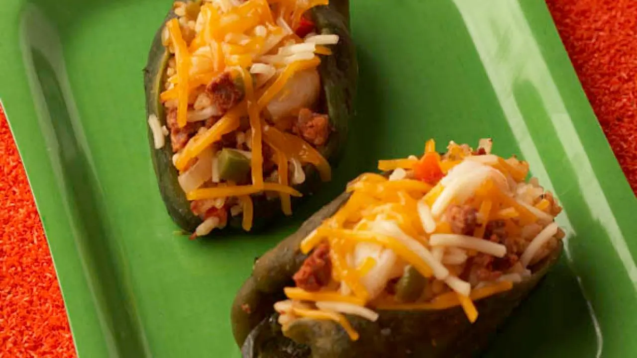 Stuffed Poblanos