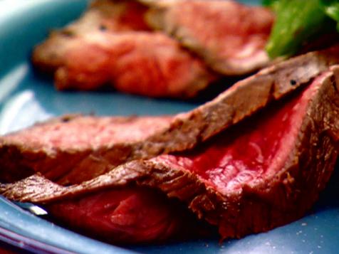 Lime-Marinated Flank Steak with Herb Salad