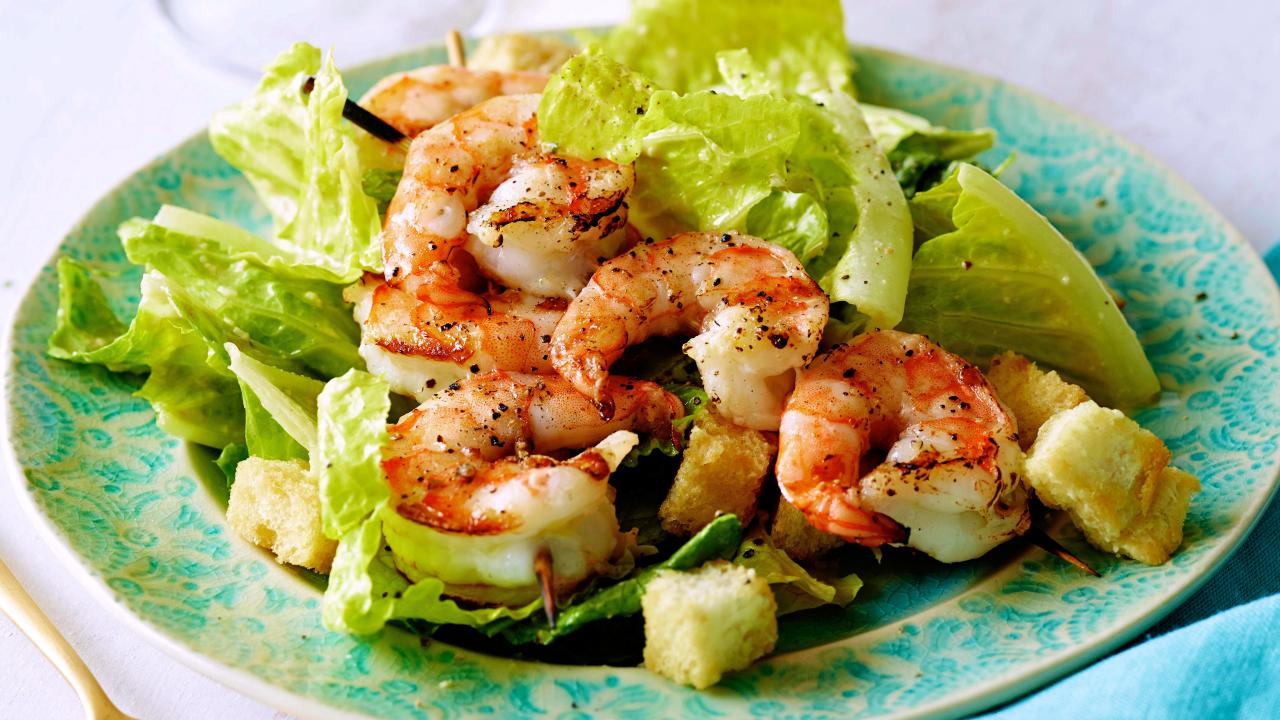Best Caesar Salad With Shrimp