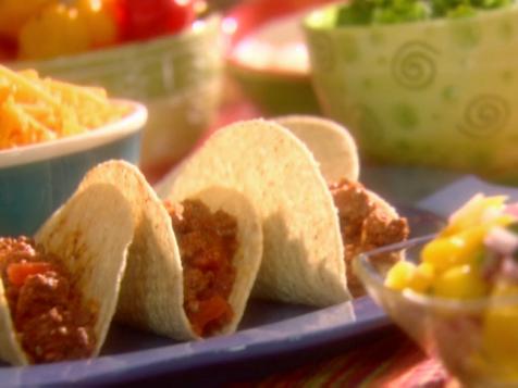 Beef Tacos with Mango-Hot Pepper Salsa