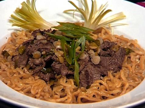 Ginger Beef and Noodle Bowls