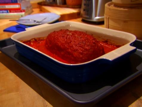 Bubby's Turkey Meatloaf with Red Pepper Sauce