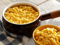 Stir together Alton Brown's kid-pleasing Stovetop Mac-and-Cheese recipe from Good Eats on Food Network and you'll never go back to the store-bought box.