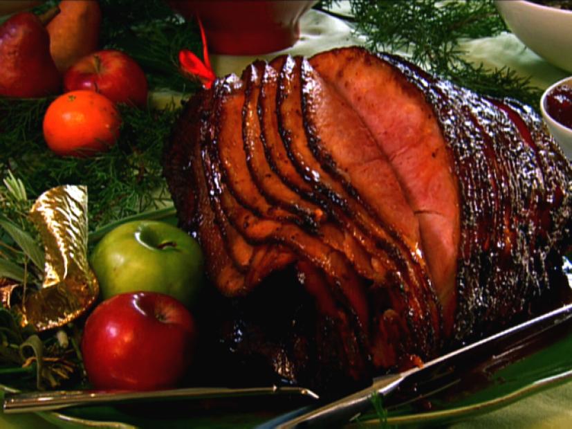 Smoked Ham With Sweet Holiday Glaze Recipe The Neelys Food Network