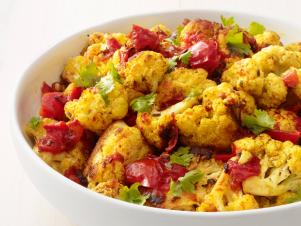 Cauliflower With Tomatoes Served As Weeknight Side