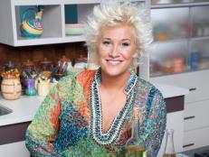 Food Network host, Anne Burrell, from Secrets of a Restaurant Chef.