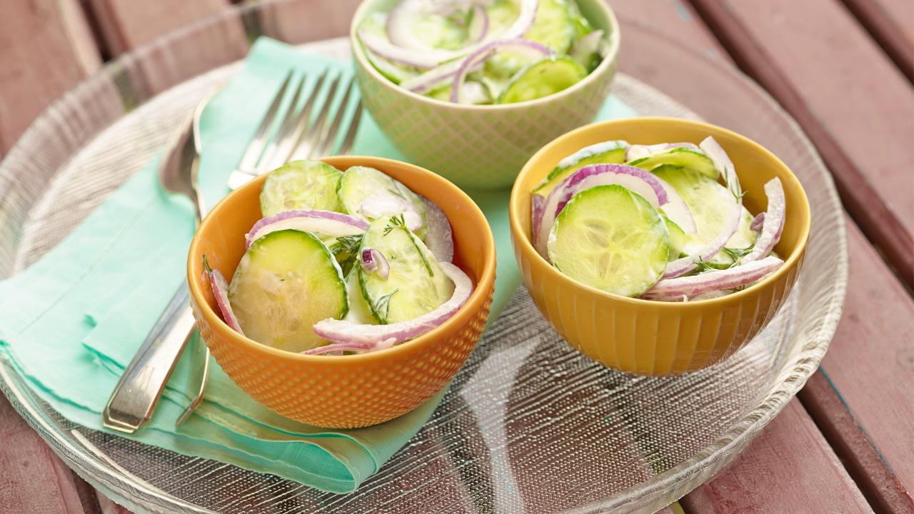 Ina's Creamy Cucumber Salad