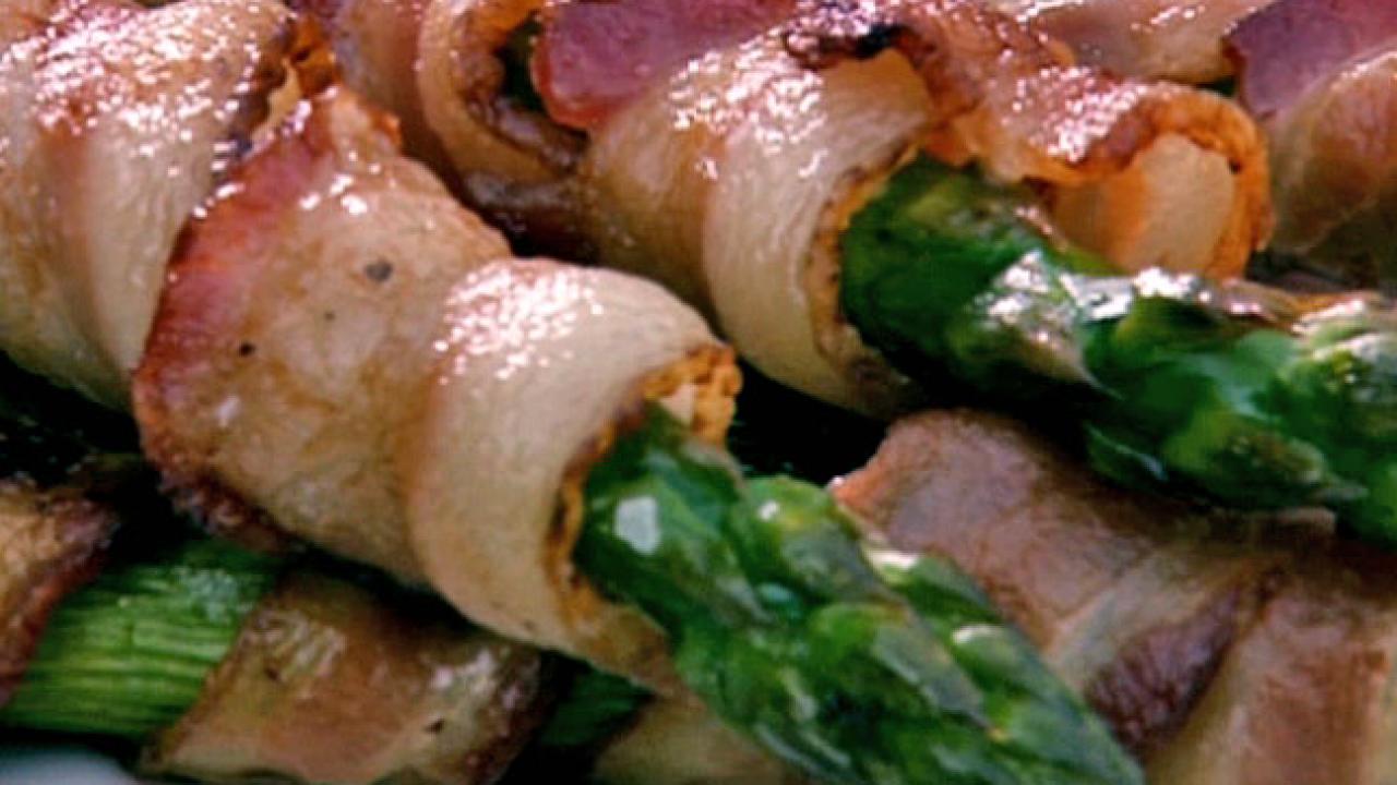 Pat's Bacon-Wrapped Asparagus