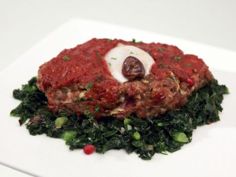 Turk-Eye Meatloaves with Bloody Sauce