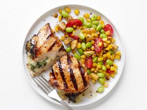 Pepper Jack Chicken With Succotash Is Cover Recipe