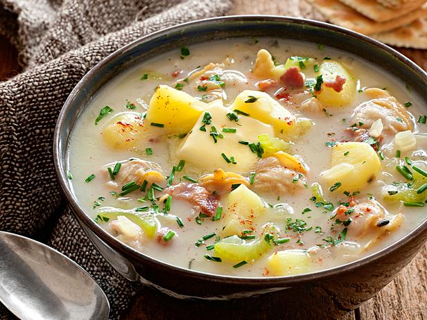 Low-Fat Clam Chowder