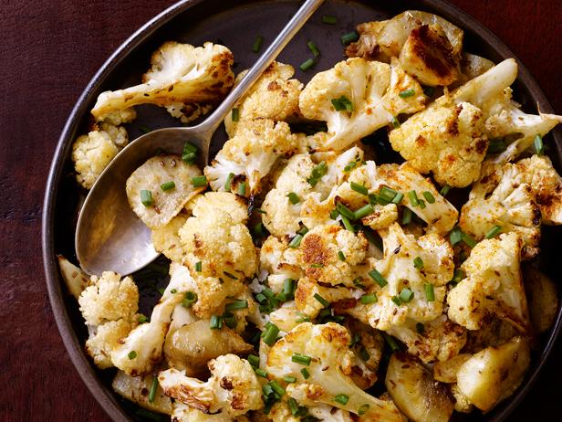 Spice-Roasted Cauliflower and Jerusalem Artichokes