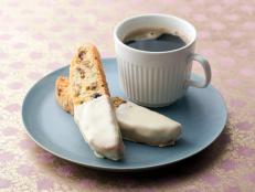 These light and crunchy Italian biscotti get their famed crispiness from a double baking process. Get Giada's recipe.
