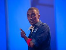 Rival-Chef Marcus Samuelsson Eliminated after his head-to-head battle in Episode 5 Secret Ingredient Showdown "Bagels" as seen on Food Network Next Iron Chef Season 4.
