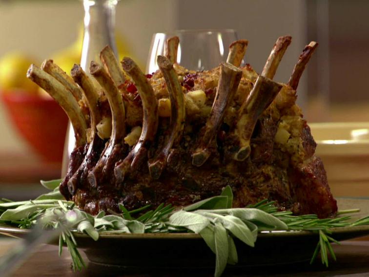 Crown Roast Of Pork Recipe Anne Burrell Food Network