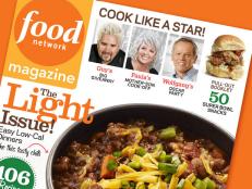 106 new recipes, including low-cal chili, 50 Super Bowl snacks and fun red velvet desserts from Food Network Magazine.