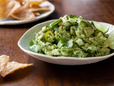 Tyler Florence puts his spin on guacamole dip, as featured on Food Network's Tyler's Ultimate.