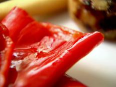 Need Roasted Red Peppers for a recipe? Make them at home with Ina Garten's easy recipe from Barefoot Contessa on Food Network; all you need is an oven.