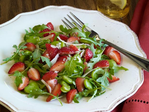 Strawberry and Fava Bean Salad