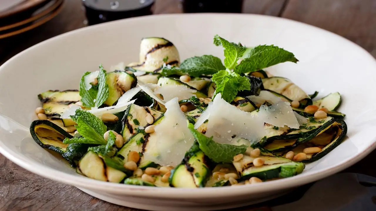 Grilled Zucchini Salad