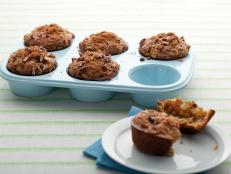 Use buttermilk and applesauce to create these lighter-than-average apple muffins from Food Network.