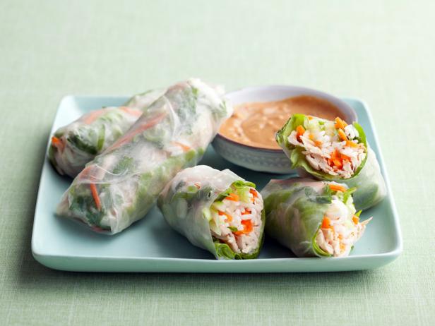 Chicken Summer Rolls; Food Network Test Kitchens