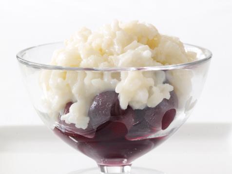 Rice Pudding With Cherries