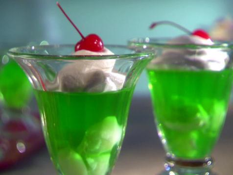 Loopy Lime and Lychee Gelatin Parfait